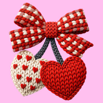 crochet bow and hearts crochet bow and hearts Diseño